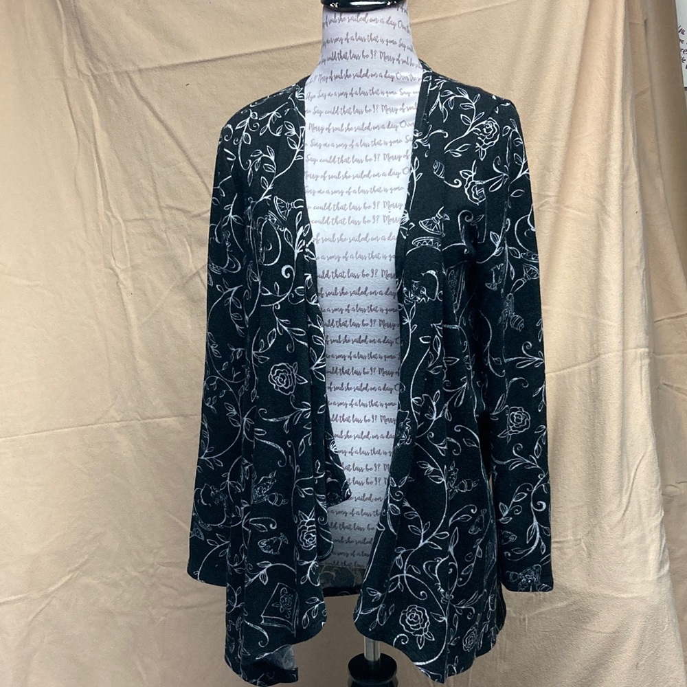 Disney Princess Beauty & the Beast Waterfall Cardigan Women’s Small